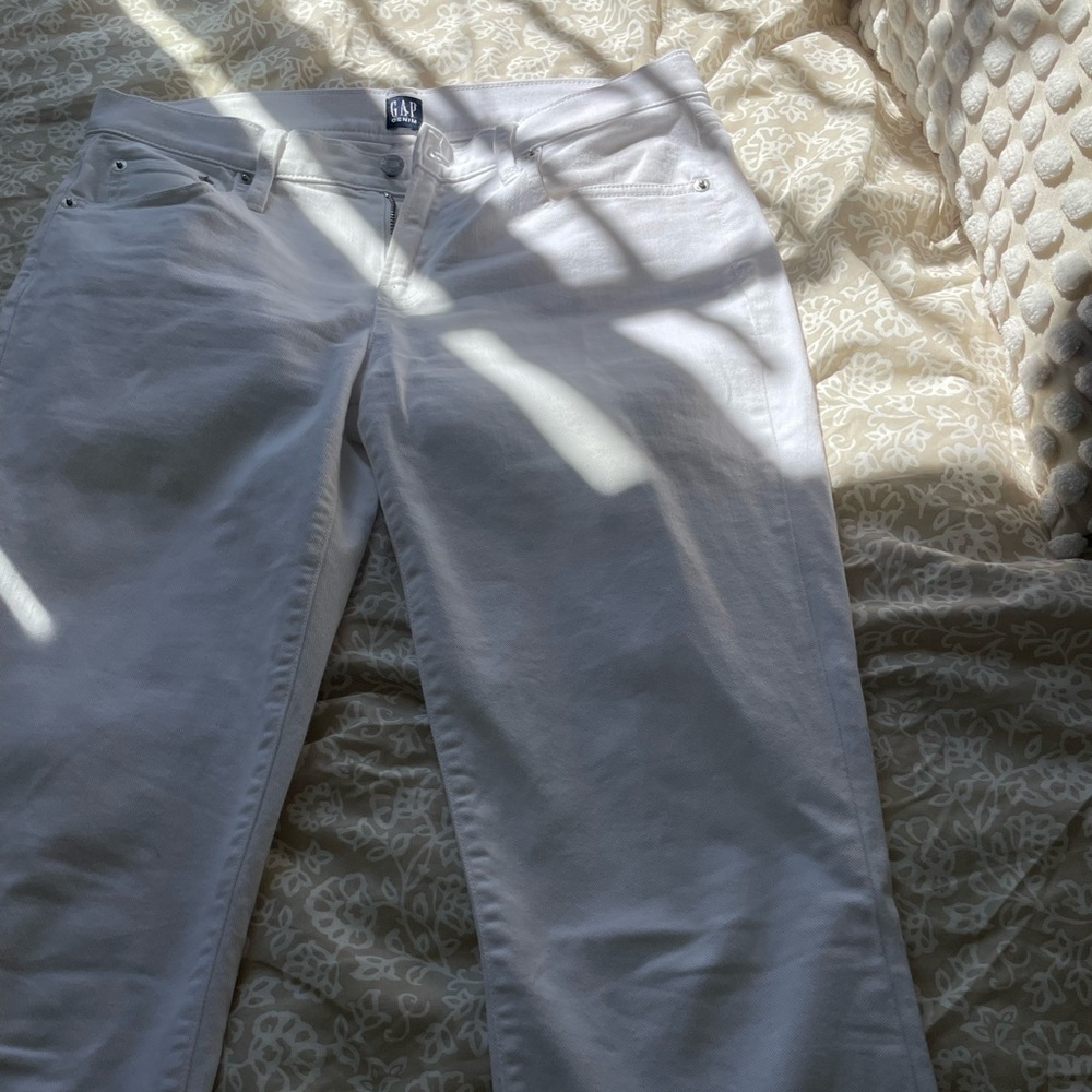 vintage white gap jeans